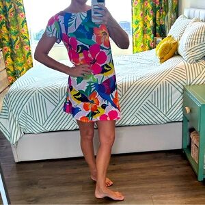 LIQUORISH Vibrant tropical sundress sz 10 / 38